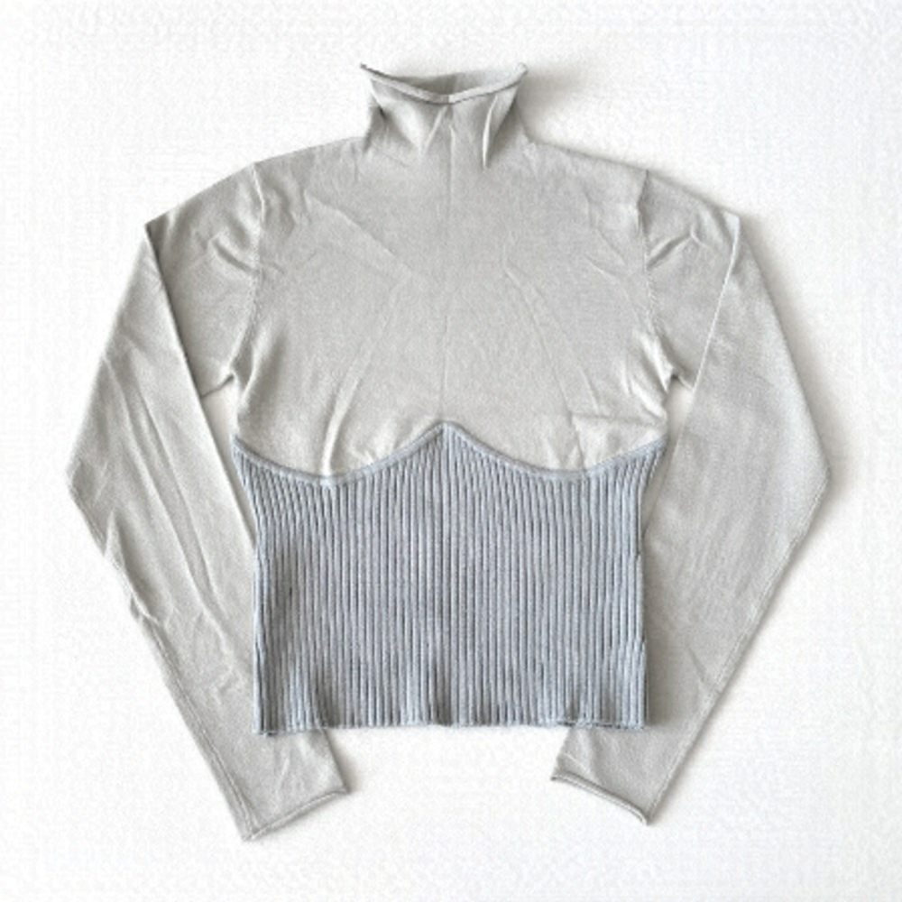 ZARA Colourblock turtleneck